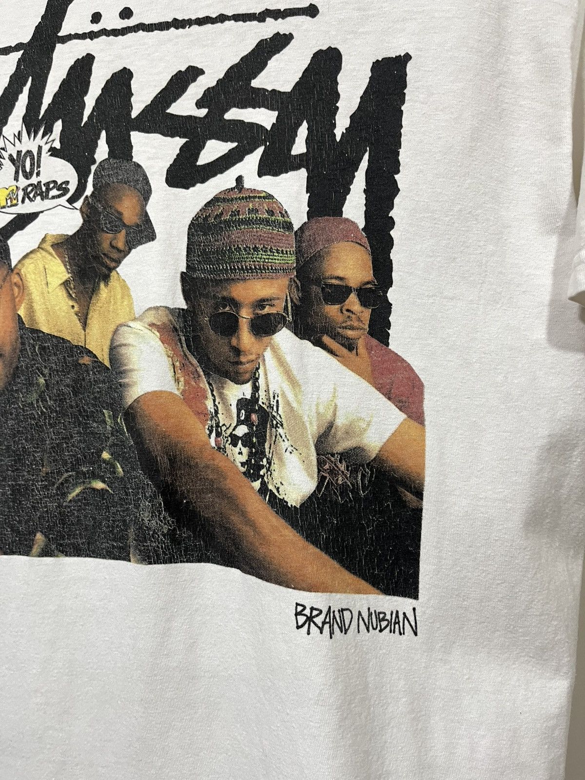 Stussy 🔥Stussy x Yo MTV Raps Tshirt Brand Nubian Size US M / EU 48-50 / 2 - 3 Thumbnail