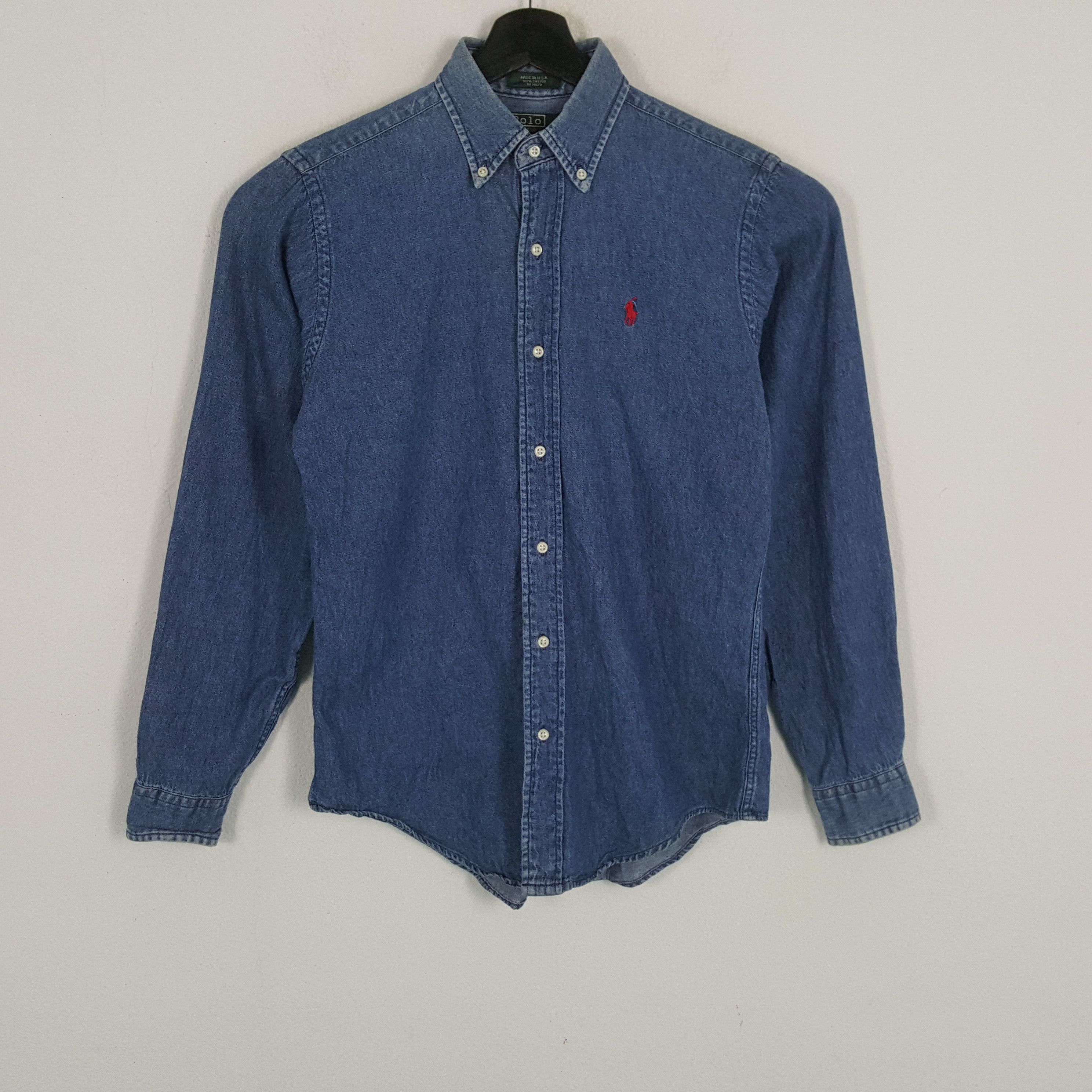 Polo Ralph Lauren × Vintage POLO by RALPH LAUREN Small Logo Design Casual Style Shirt Size US L / EU 52-54 / 3 - 1 Thumbnail