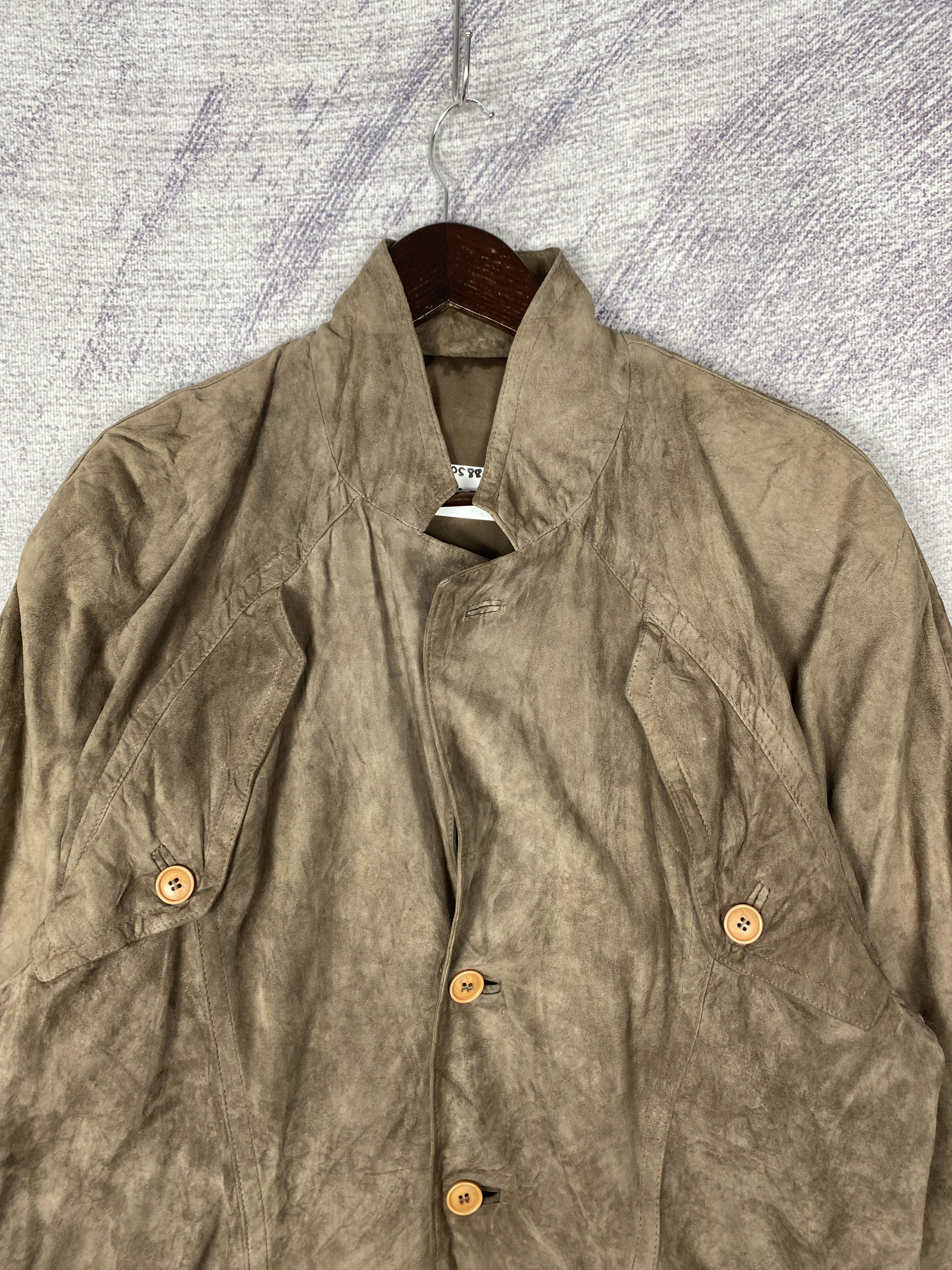 Vintage Vintage Italian Multi Pocket Button Up Plain Canvas Jacket Size US S / EU 44-46 / 1 - 2 Thumbnail