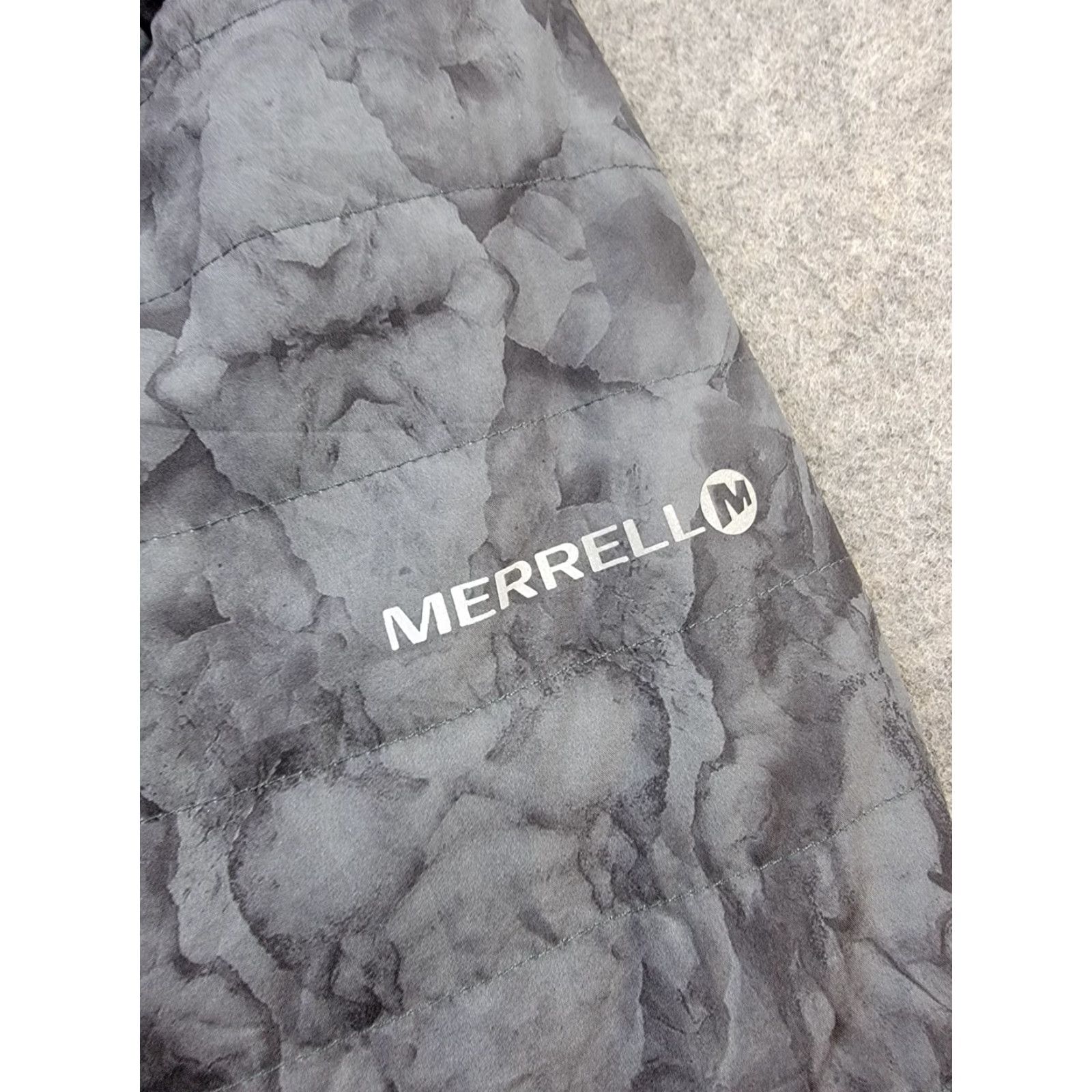 Merrell Merrell Jacket Womens Medium Gray Full Zip Hooded Puffer Outdoor Active Shirt? Size M / US 6-8 / IT 42-44 - 5 Thumbnail