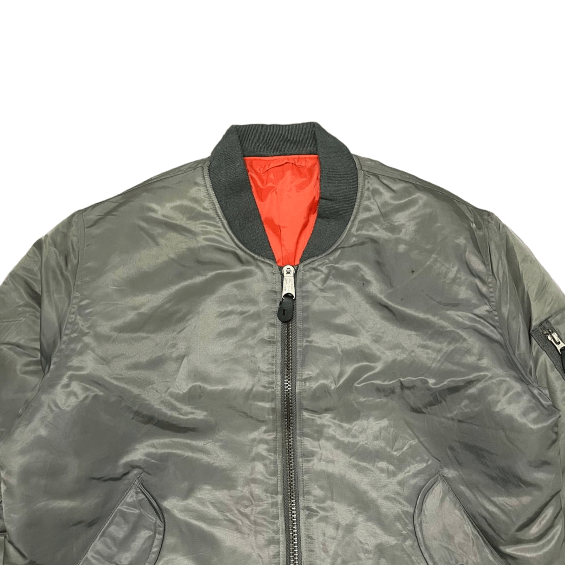 Vintage Vintage Intermediate Ma-1 Reversible Flyers Bomber Jacket Size US M / EU 48-50 / 2 - 2 Thumbnail