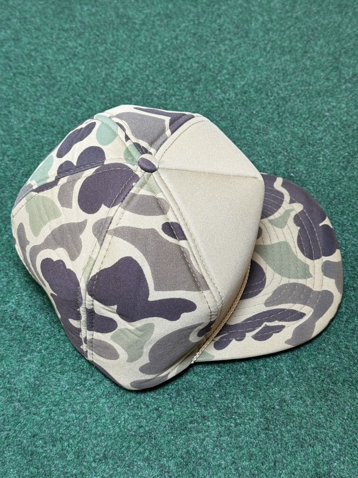 Chevrolet × Vintage Vtg 90s Duck Camo Chevy Like A Rock Snapback Trucker Hat Size ONE SIZE - 4 Thumbnail