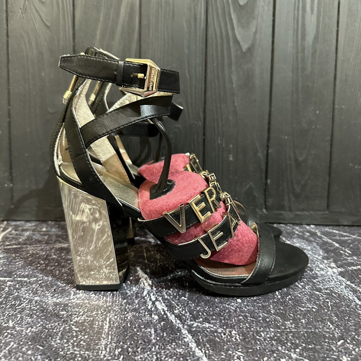 Versace Jeans Couture Versace Jeans Couture Leather Women’s Heels 37 Size Size US 7 / IT 37 - 1 Thumbnail