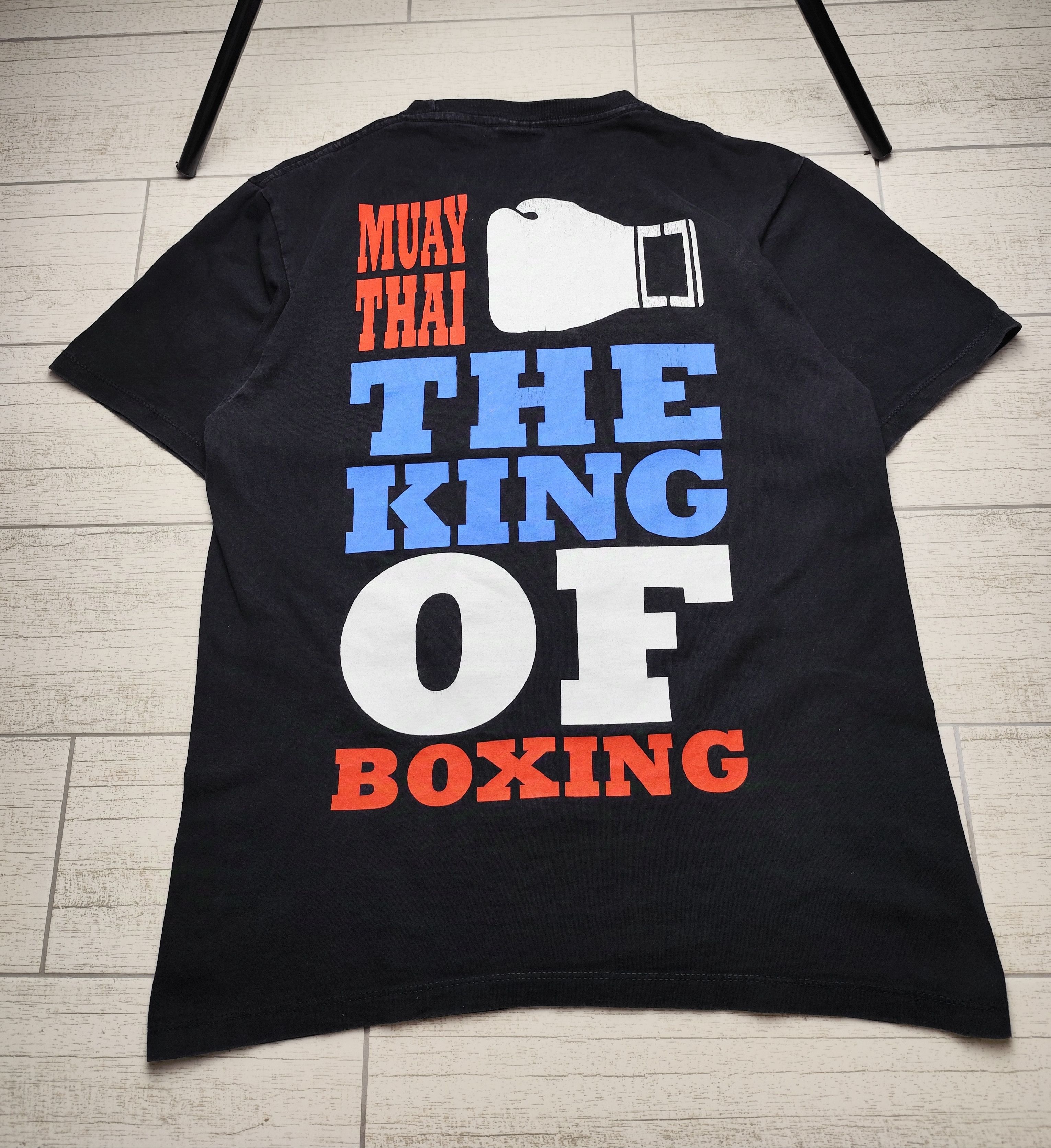 Flight Club × Vintage Vintage Muay Thai Boxing Double Sided Rare T-Shirt Size US M / EU 48-50 / 2 - 4 Thumbnail