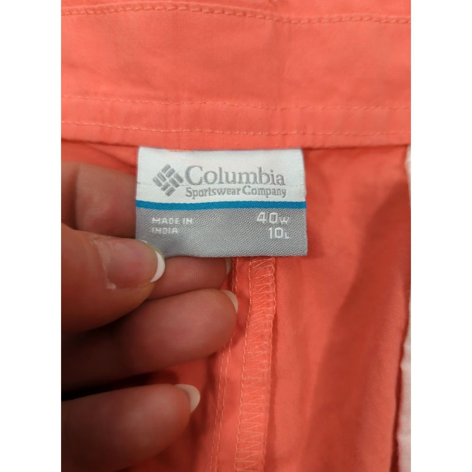 Vintage Columbia Chino Shorts Men 40 Regular Salmon Outdoor Golf Casual Travel Slim Fit/Regular Size US 40 / EU 56 - 5 Thumbnail