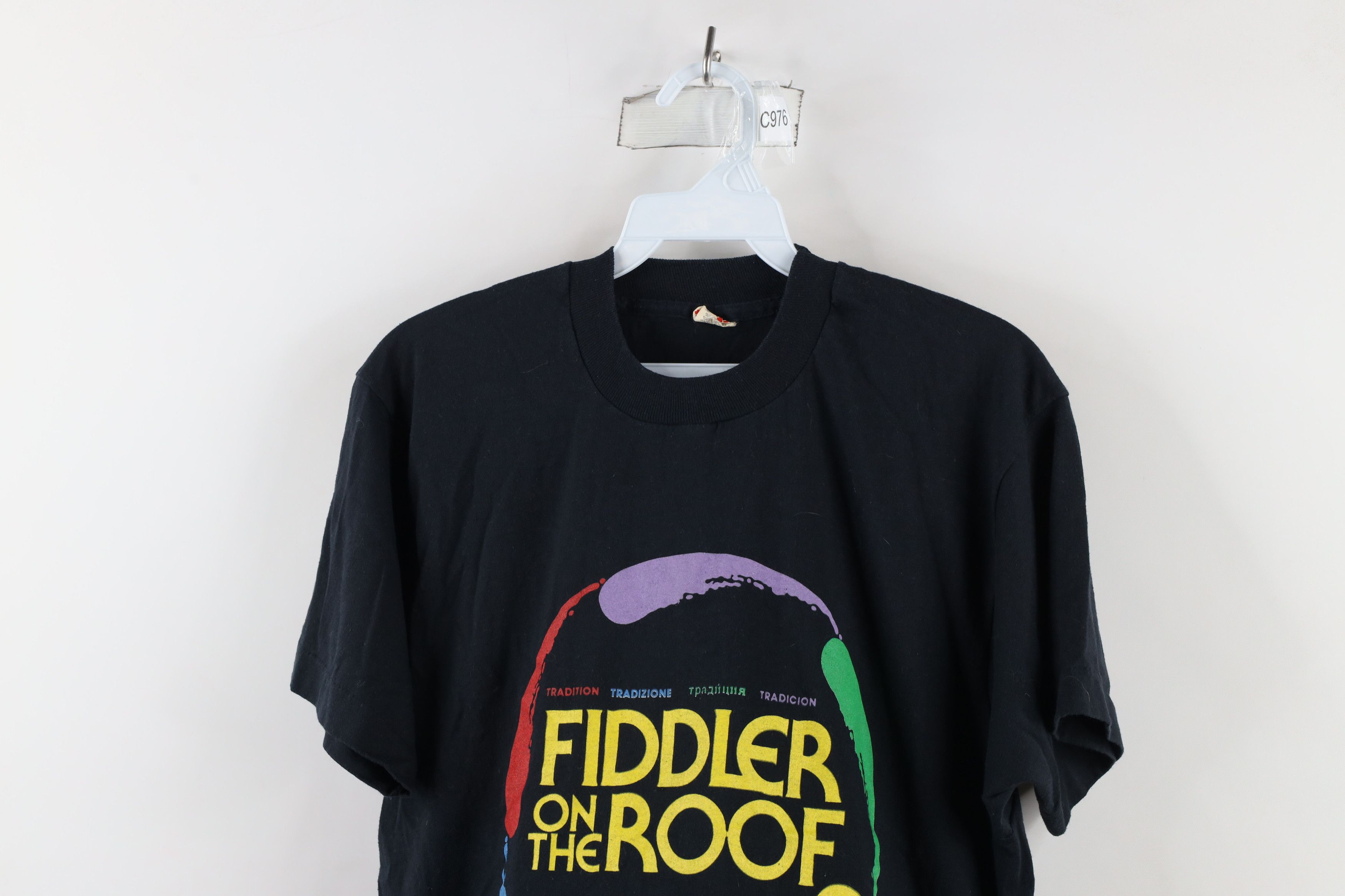Vintage Vintage 80s Spell Out Fiddler On the Roof Play T-Shirt USA Size US L / EU 52-54 / 3 - 2 Thumbnail