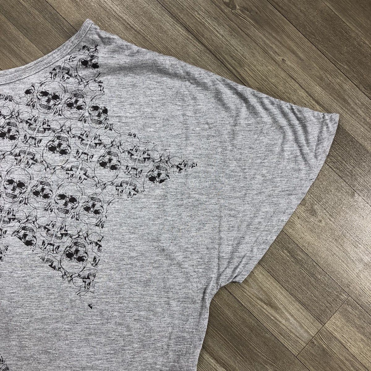 Japanese Brand × Seditionaries 2000s Oggeto Skulls Distressed Lgb Gothic Goa Style Tee Size US XXL / EU 58 / 5 - 7 Thumbnail