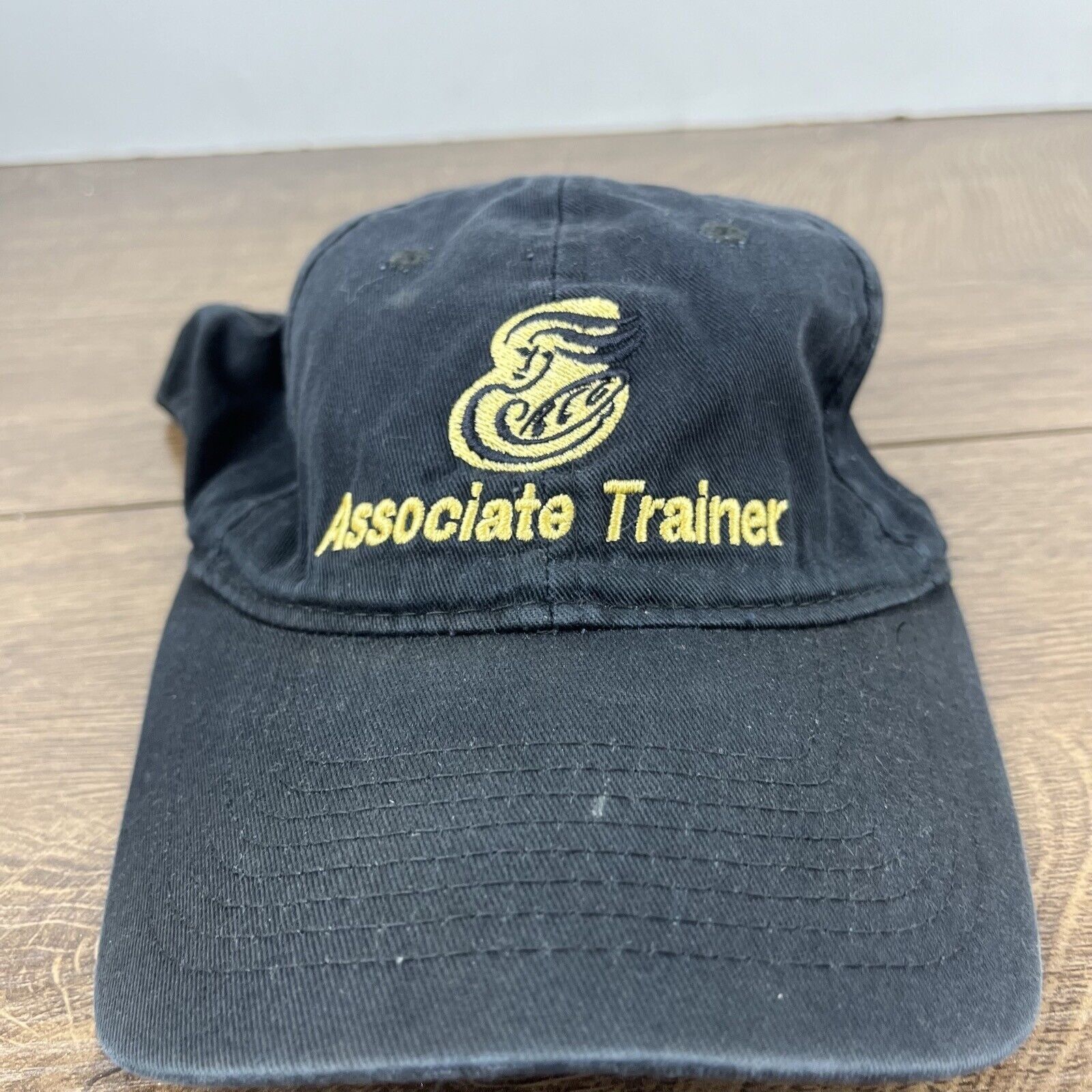 Other Associate Trainer Hat Black Cap Adjustable Hat Black Adult F Size ONE SIZE - 6 Thumbnail