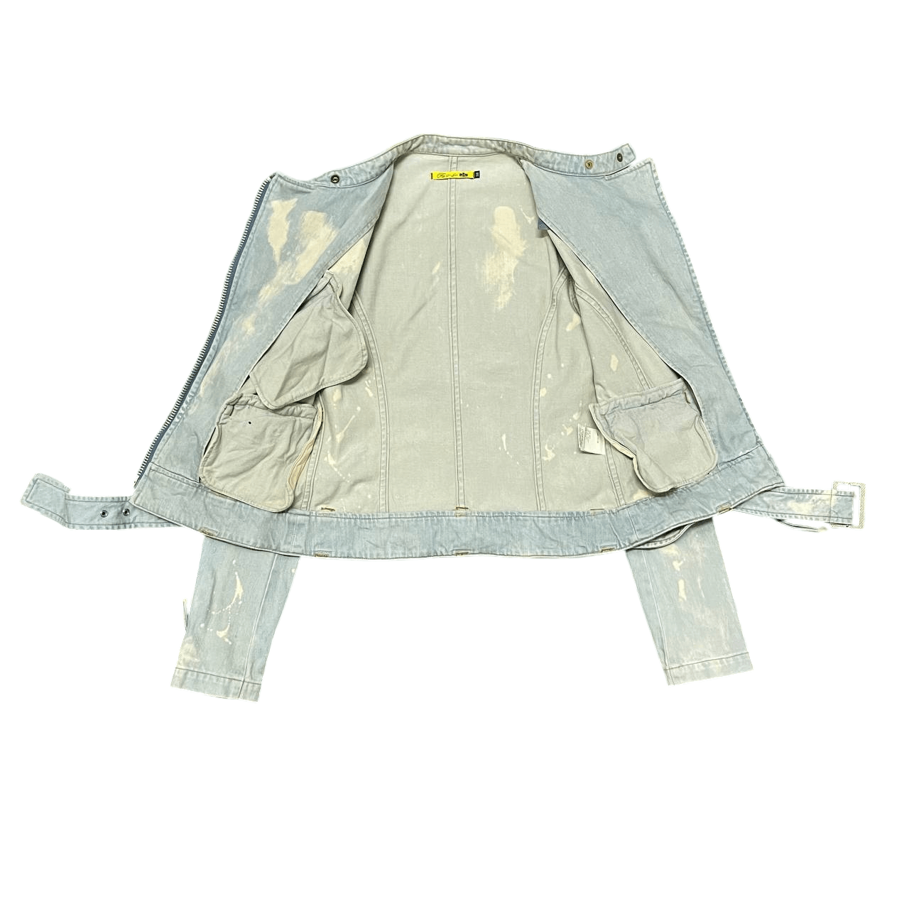 Le Grande Bleu (L.G.B.) FOL Filly O Lynx Denim Rider Jacket with Belt Size S / US 4 / IT 40 - 6 Thumbnail