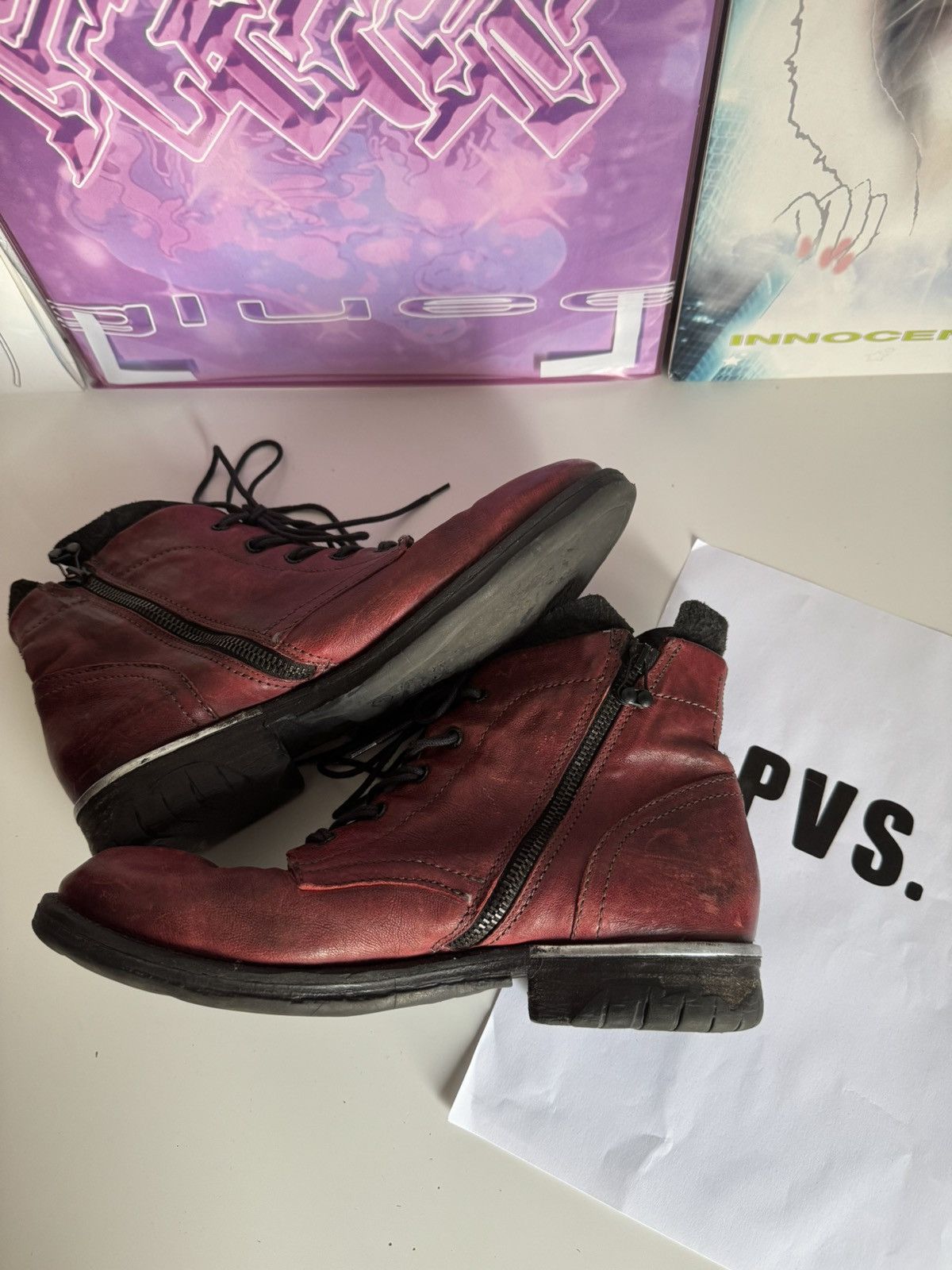 Japanese Brand Vintage A.S 98 Leather Ankle Boots Western Avantgarde Size US 8 / EU 41 - 10 Thumbnail