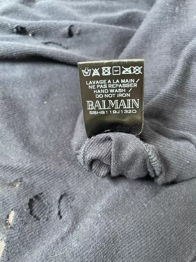 Balmain BALMAIN Asymmetrical Cut-off Destroyed Tank Top Size XL / US 12-14 / IT 48-50 - 6 Thumbnail