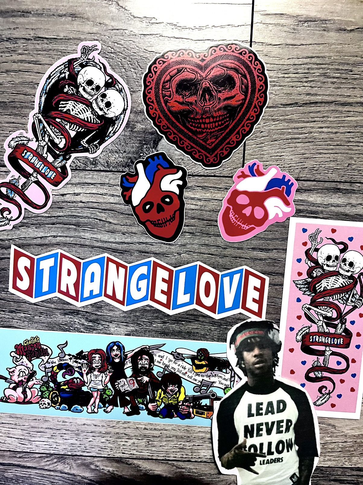 Nike × StrangeLove Skateboards × Supreme Nike Sb x Strangelove Stickers + Valentines Card Size ONE SIZE - 2 Thumbnail