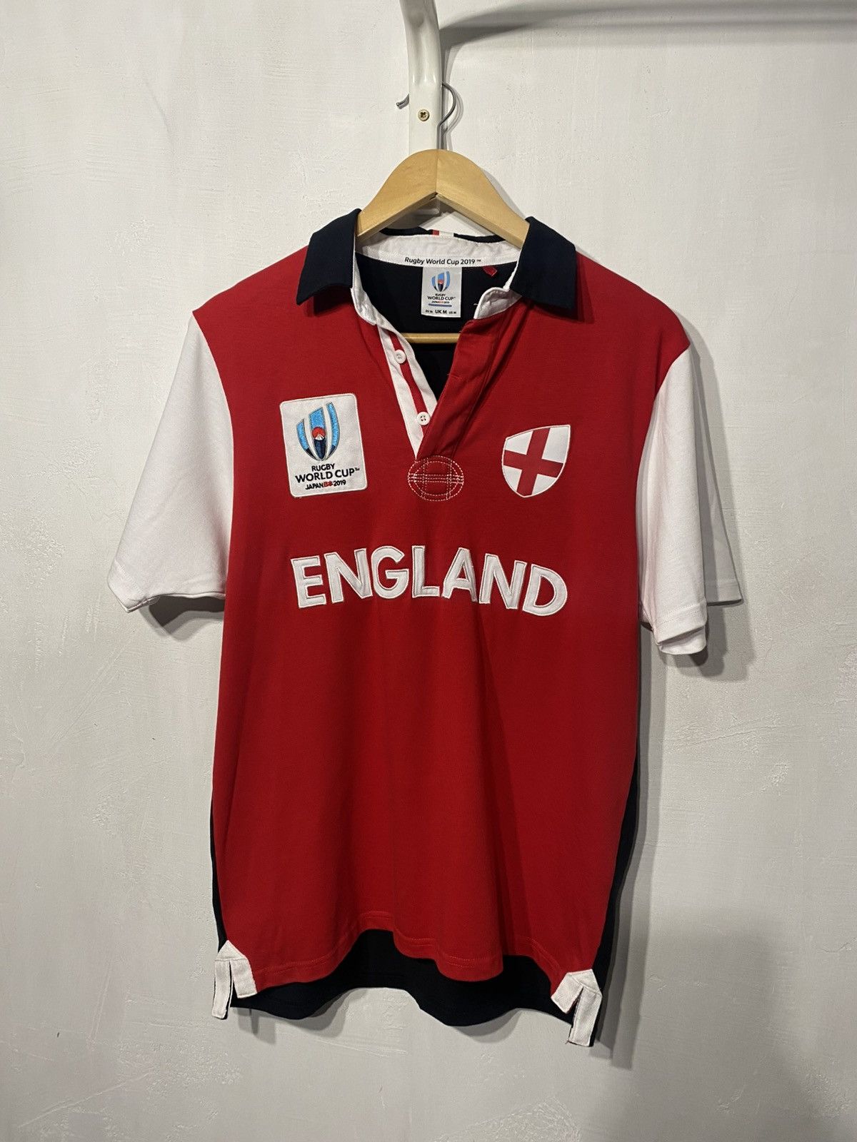 Rap Tees England polo rugby shirt japan 2019 cup y2k chief keef Size US M / EU 48-50 / 2 - 1 Thumbnail