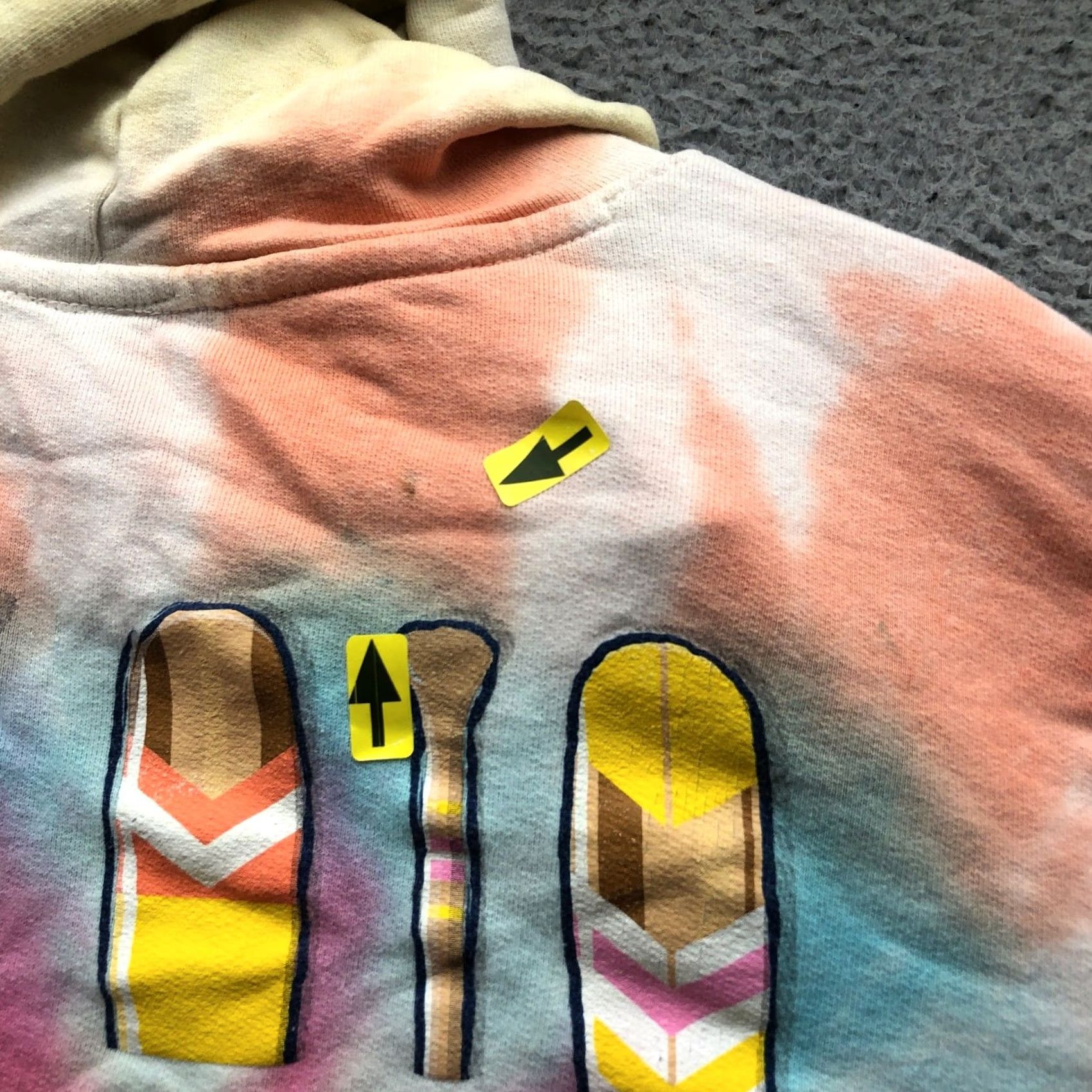 Vintage Simply Southern Sweatshirt Hoodie Womens Small S Graphic Tie Dye Blue Orange Pink White Crew Neck Pullover Pockets All Seasons Casual Size S / US 4 / IT 40 - 7 Thumbnail