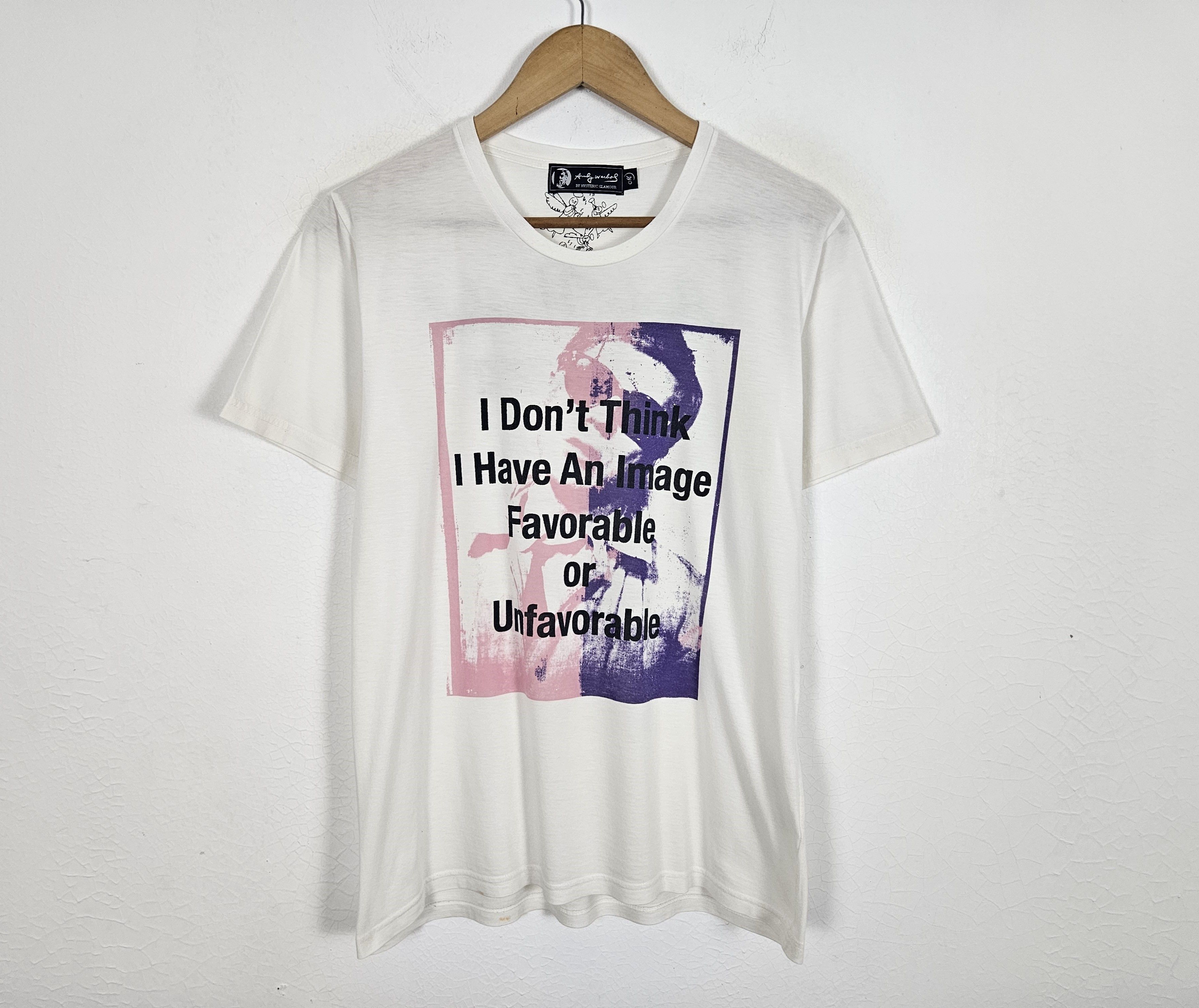 Hysteric Glamour Andy Warhol Photo Art shirt