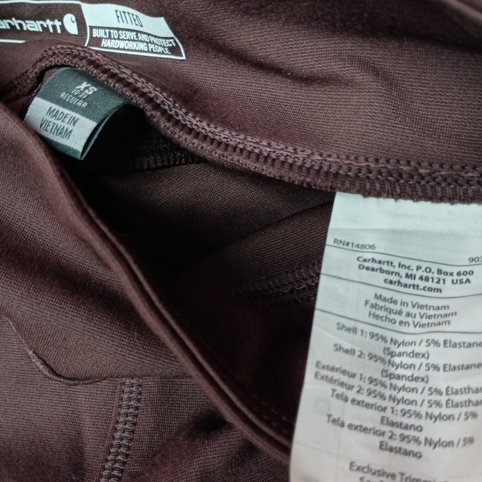 Carhartt Carhartt Women’s Leggings Lightweight Size XS Blackberry Size 25" / US 0 / IT 36 - 6 Thumbnail