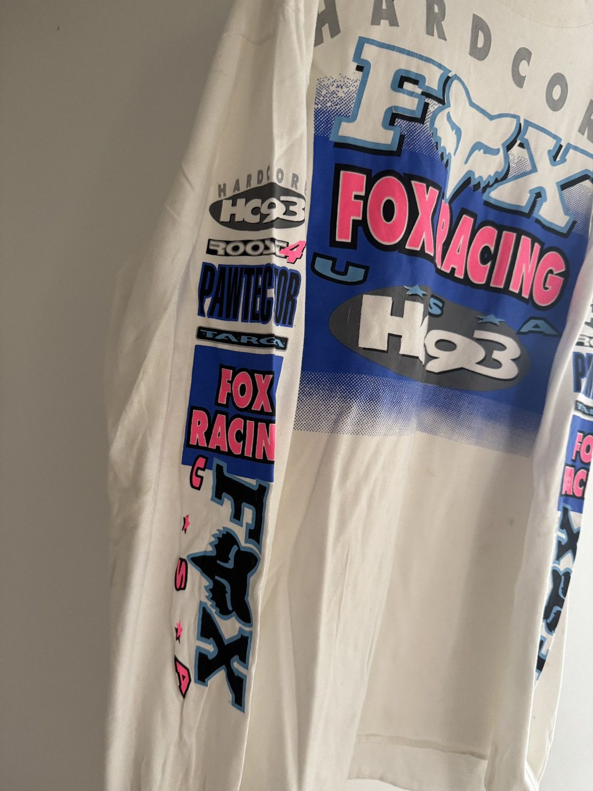 Fox Racing *RARE* 1993 90s VINTAGE HARDCORE FOX RACING SPORT JERSEY Size US L / EU 52-54 / 3 - 2 Thumbnail