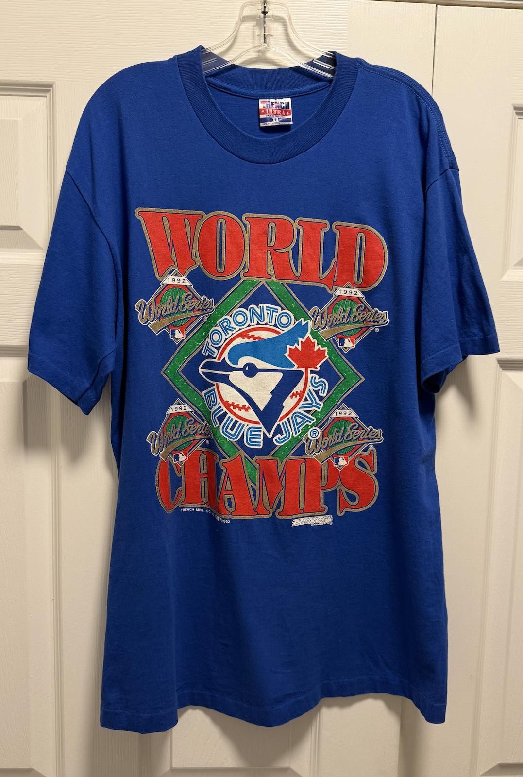 Other 1992 Toronto Blue Jays World Champs Tee XL Size US XL / EU 56 / 4 - 1 Thumbnail