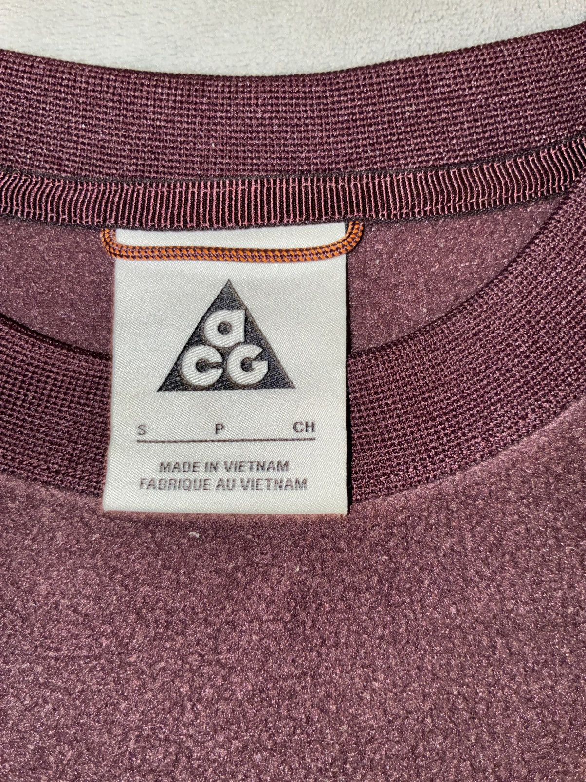 Nike ACG Burgundy Nike ACG Sweatshirt Size US S / EU 44-46 / 1 - 2 Thumbnail