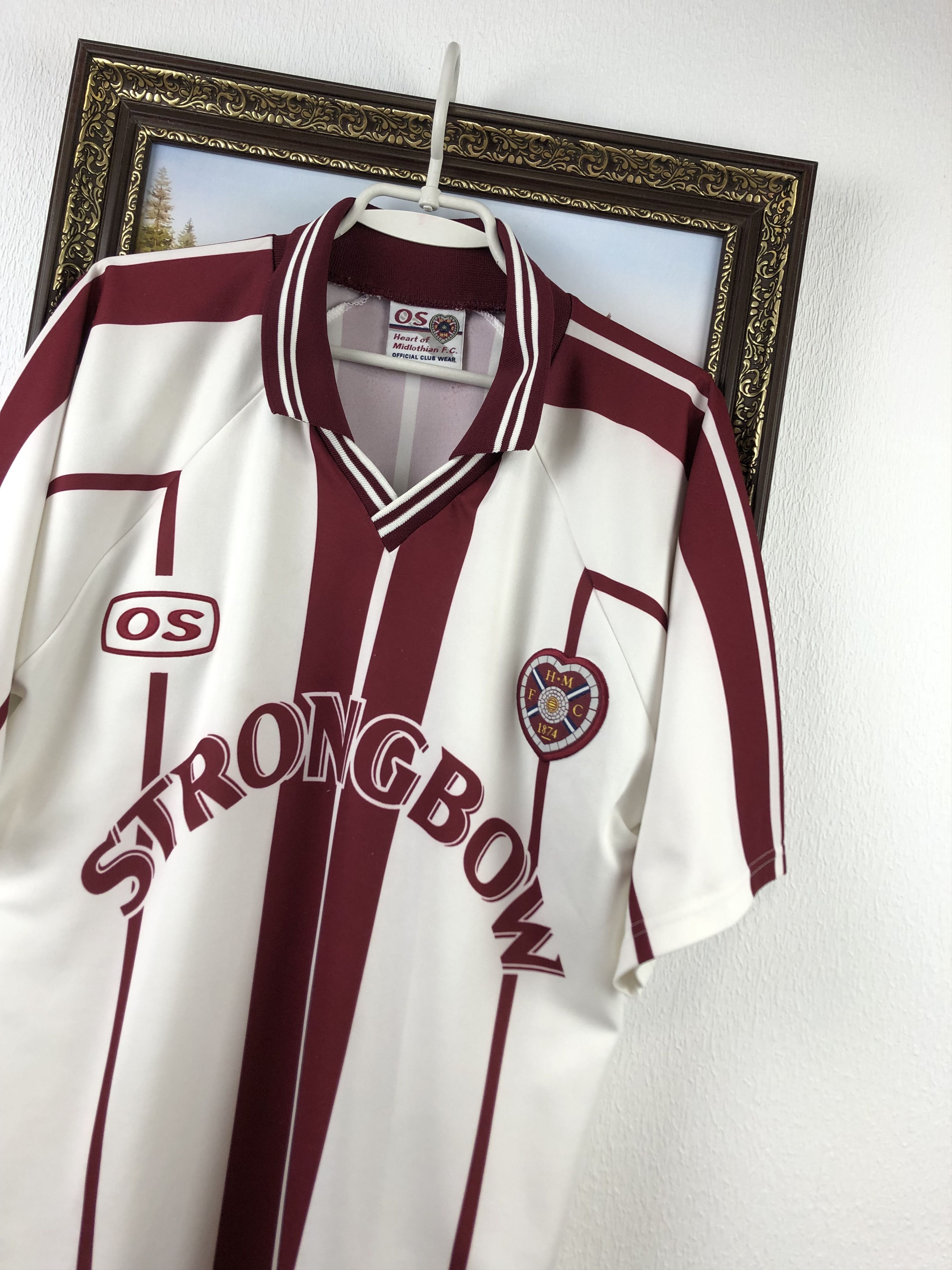 Vintage Heart Of Midlothian football shirt 1999 Soccer Jersey Rare Size US M / EU 48-50 / 2 - 4 Thumbnail