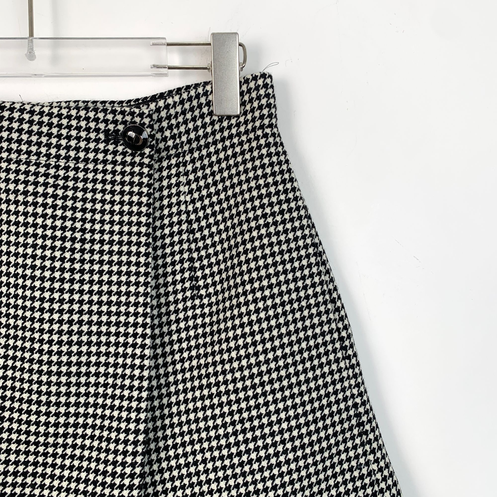 Dior Dior Skirt Houndstooth Wool Blend High-Waisted Womens Skirt Size XXS / US 00 / IT 34 - 3 Thumbnail
