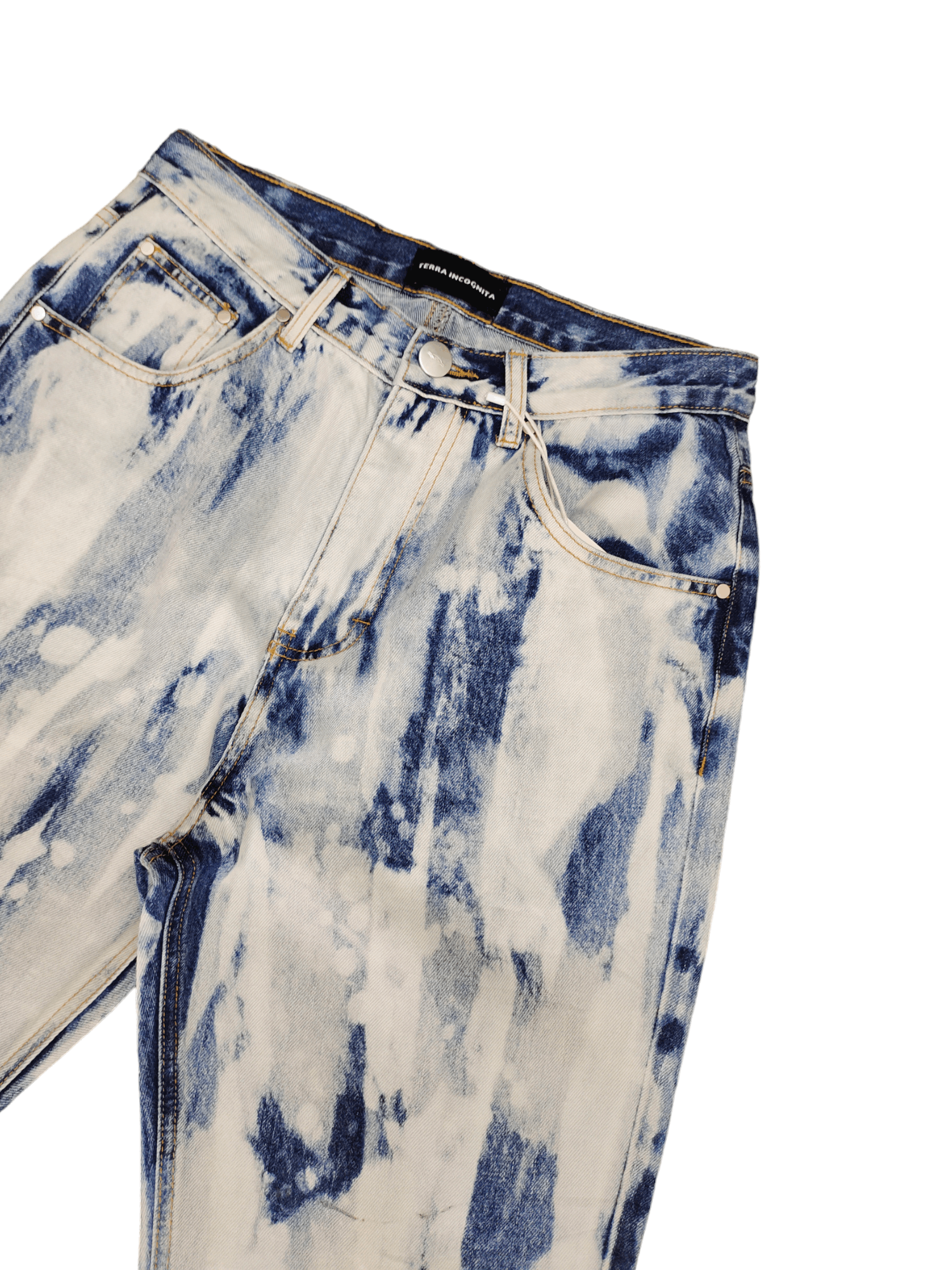 If Six Was Nine Flare Baggy Jean Terra Incognita Boot Cut Wide Leg Acid Wash Size US 29 - 5 Thumbnail