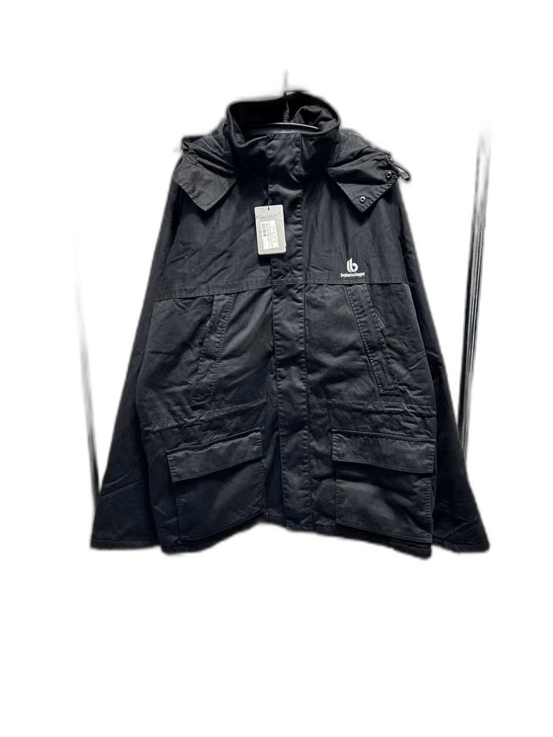 Balenciaga balenciaga classic embroidered logo parka coat Size US L / EU 52-54 / 3 - 1 Thumbnail