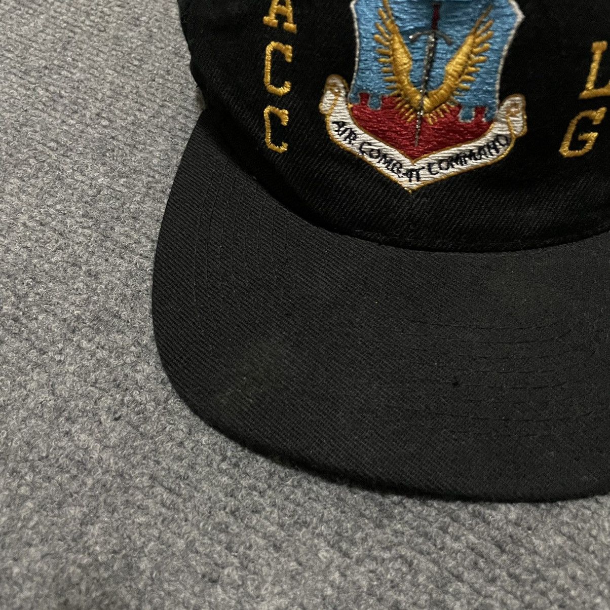 Vintage Vintage 1990s Air Combat Command Cap Hat Size ONE SIZE - 3 Thumbnail