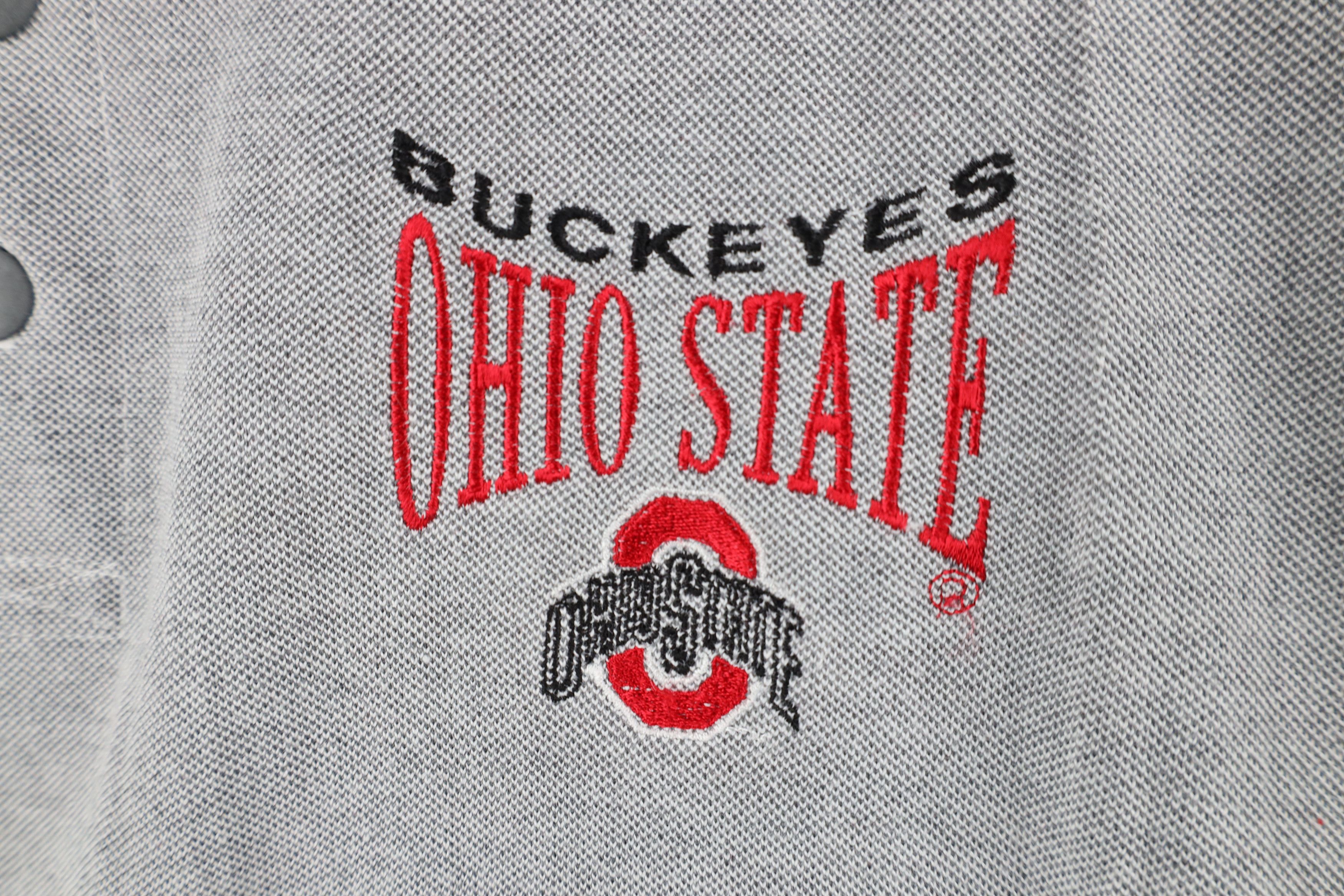 Vintage Vintage 90s Spell Baggy Fit Ohio State University Polo Shirt Size US M / EU 48-50 / 2 - 4 Thumbnail