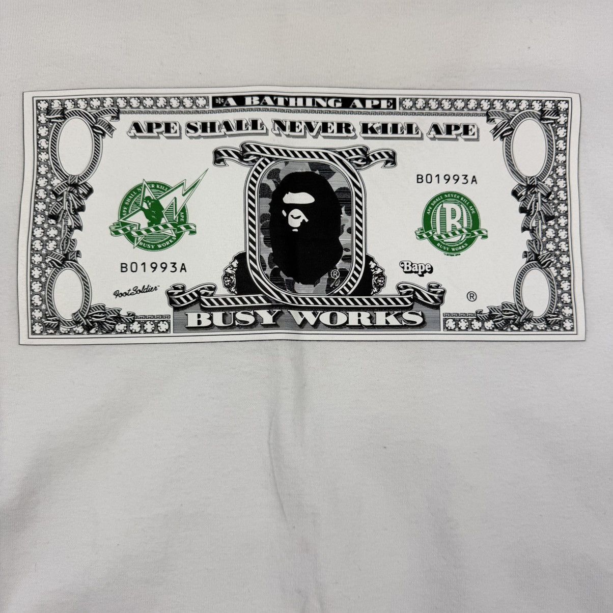 Bape Bape Money tee Size US M / EU 48-50 / 2 - 5 Thumbnail