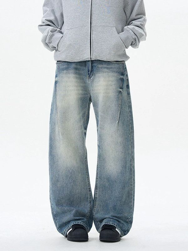 Japanese Brand × Jean American trendy street retro versatile loose cleanfit jeans Size US 32 / EU 48 - 2 Thumbnail