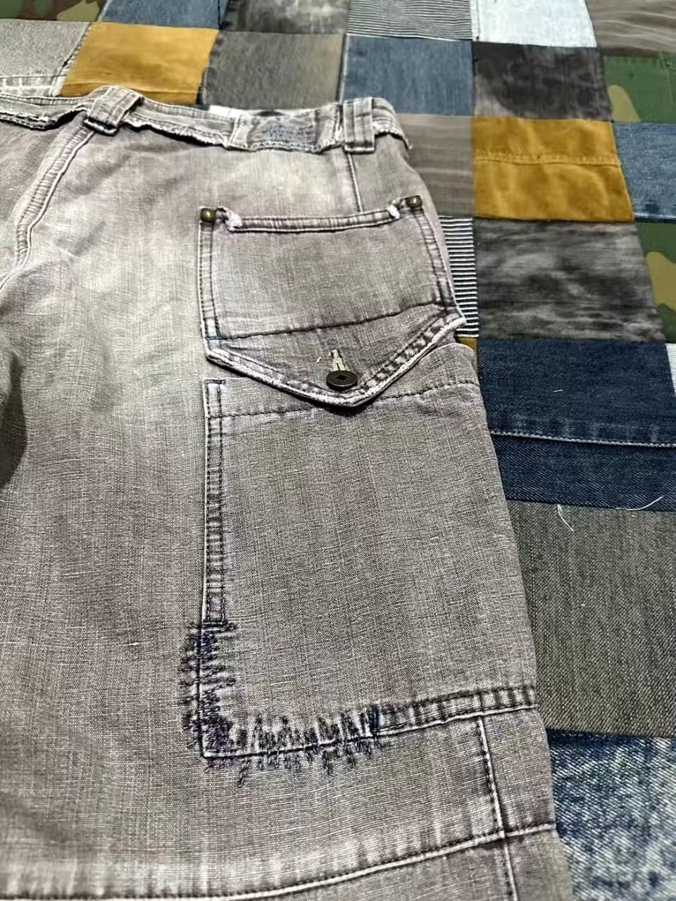 Marithe + Francois Girbaud Rare!!! Marithe Francois Girbaud Distressed Cropped Pants Size 28" / US 6 / IT 42 - 17 Thumbnail