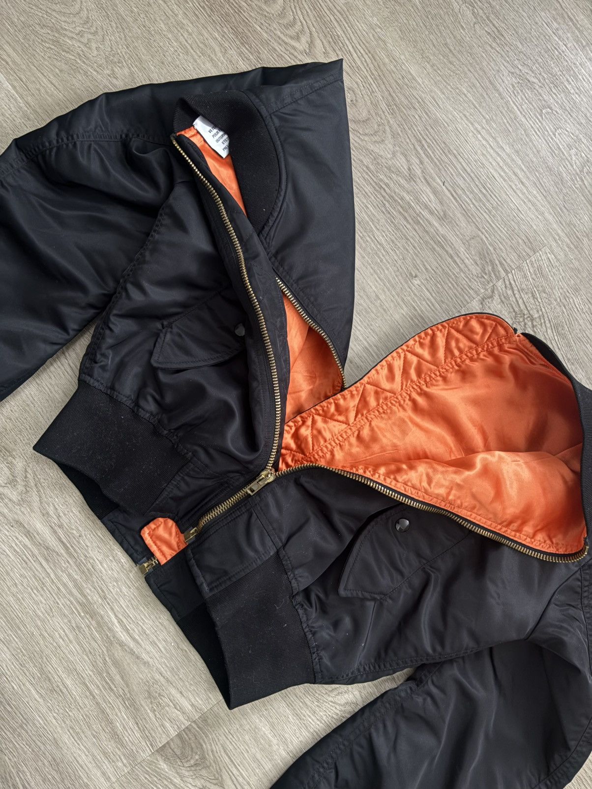 Vetements Vetements SS16 Double Zipper Bomber Jacket Size US S / EU 44-46 / 1 - 10 Thumbnail
