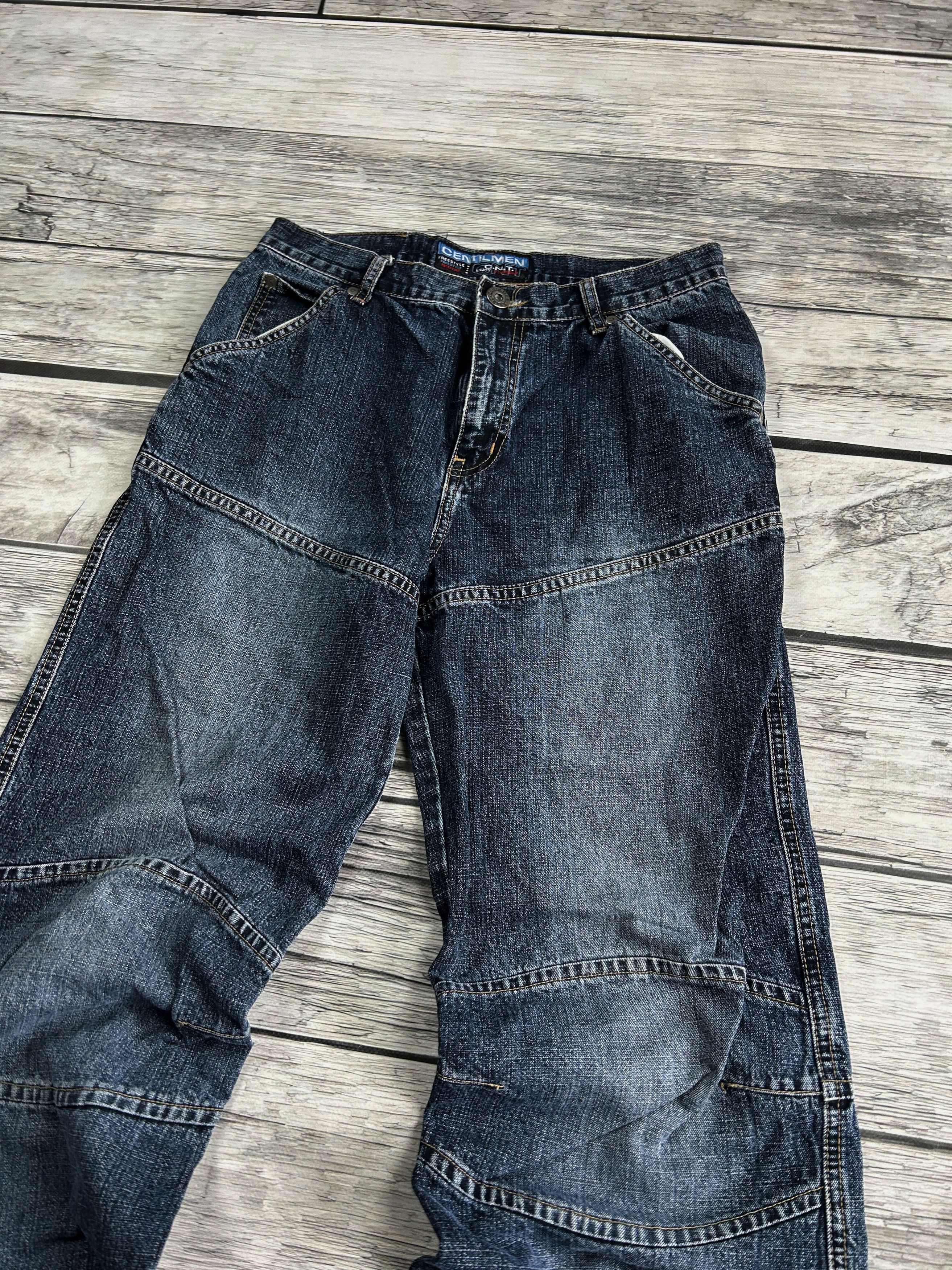 Japanese Brand VTG Rick Owens Raf Simons Balenci Style Washed Jeans 90s Size US 32 / EU 48 - 2 Thumbnail