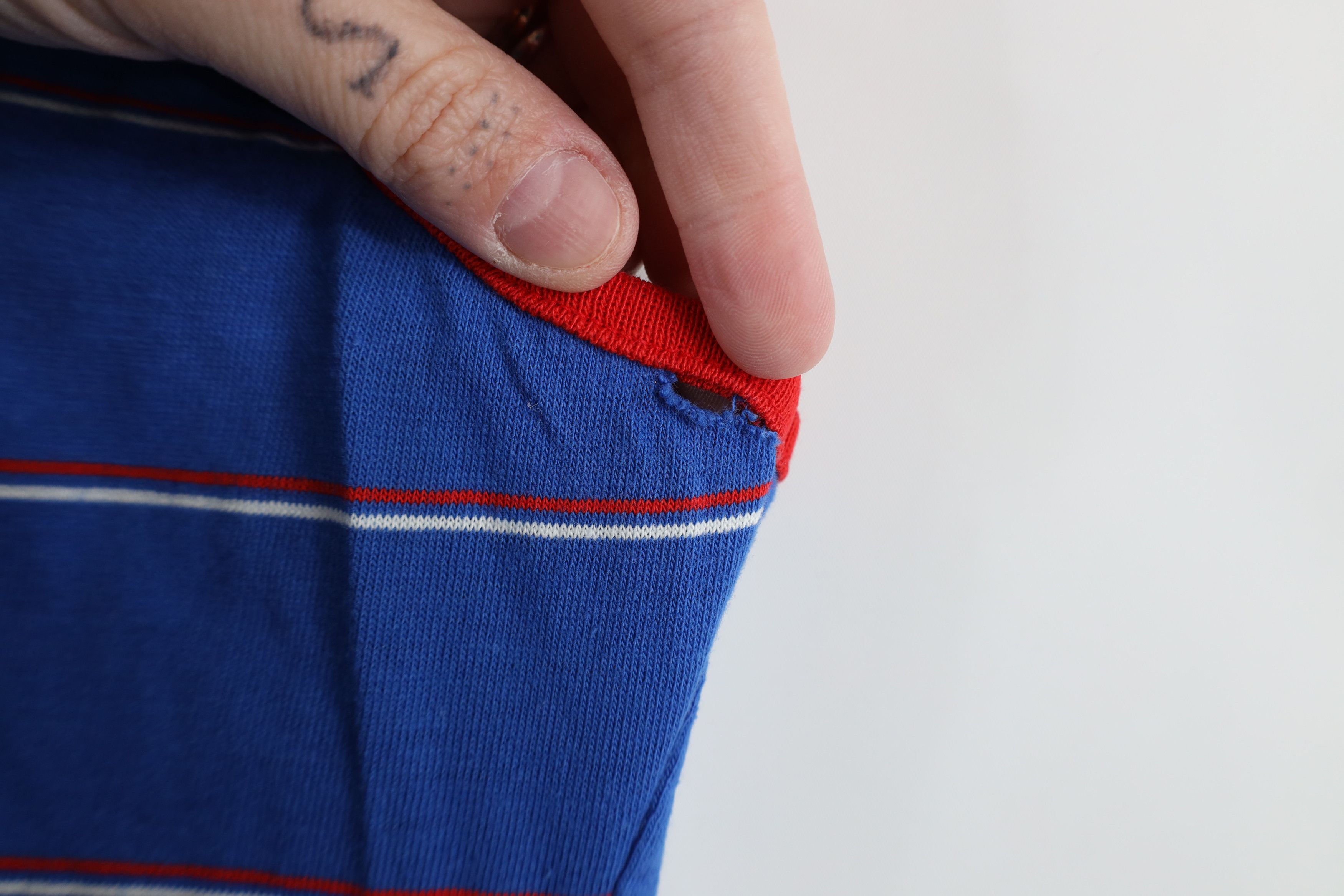 Esprit × Vintage Vintage 70s 80s Esprit Knit Tank Top T-Shirt Blue USA Size M / US 6-8 / IT 42-44 - 6 Thumbnail