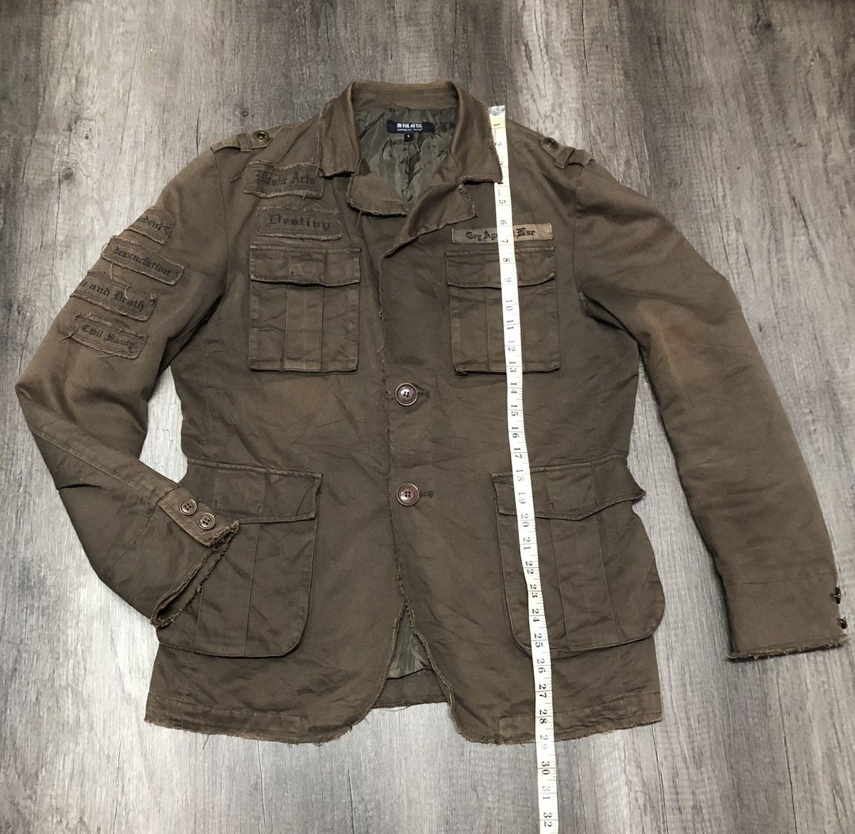 In The Attic × Vintage In The Attic Punk Jacket Japanese Brand Size 40L - 2 Thumbnail