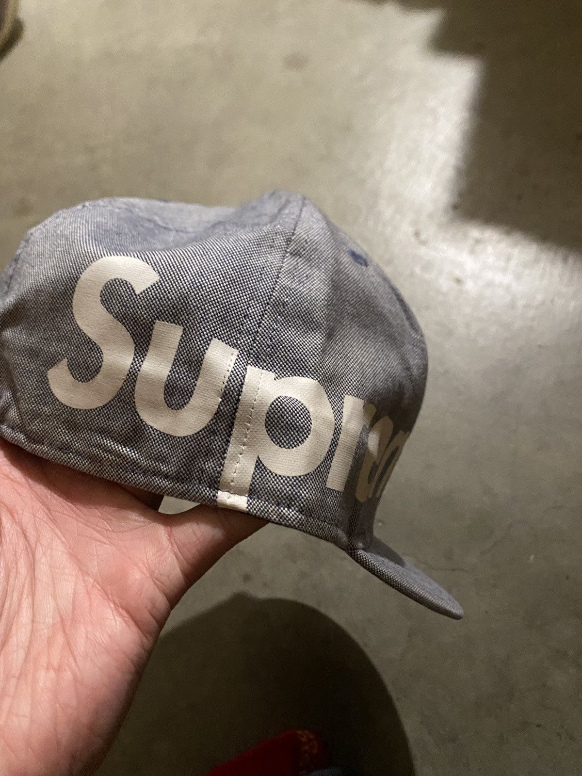 New Era × Supreme Supreme Hat New Era Chambray Side Logo Size ONE SIZE - 3 Thumbnail