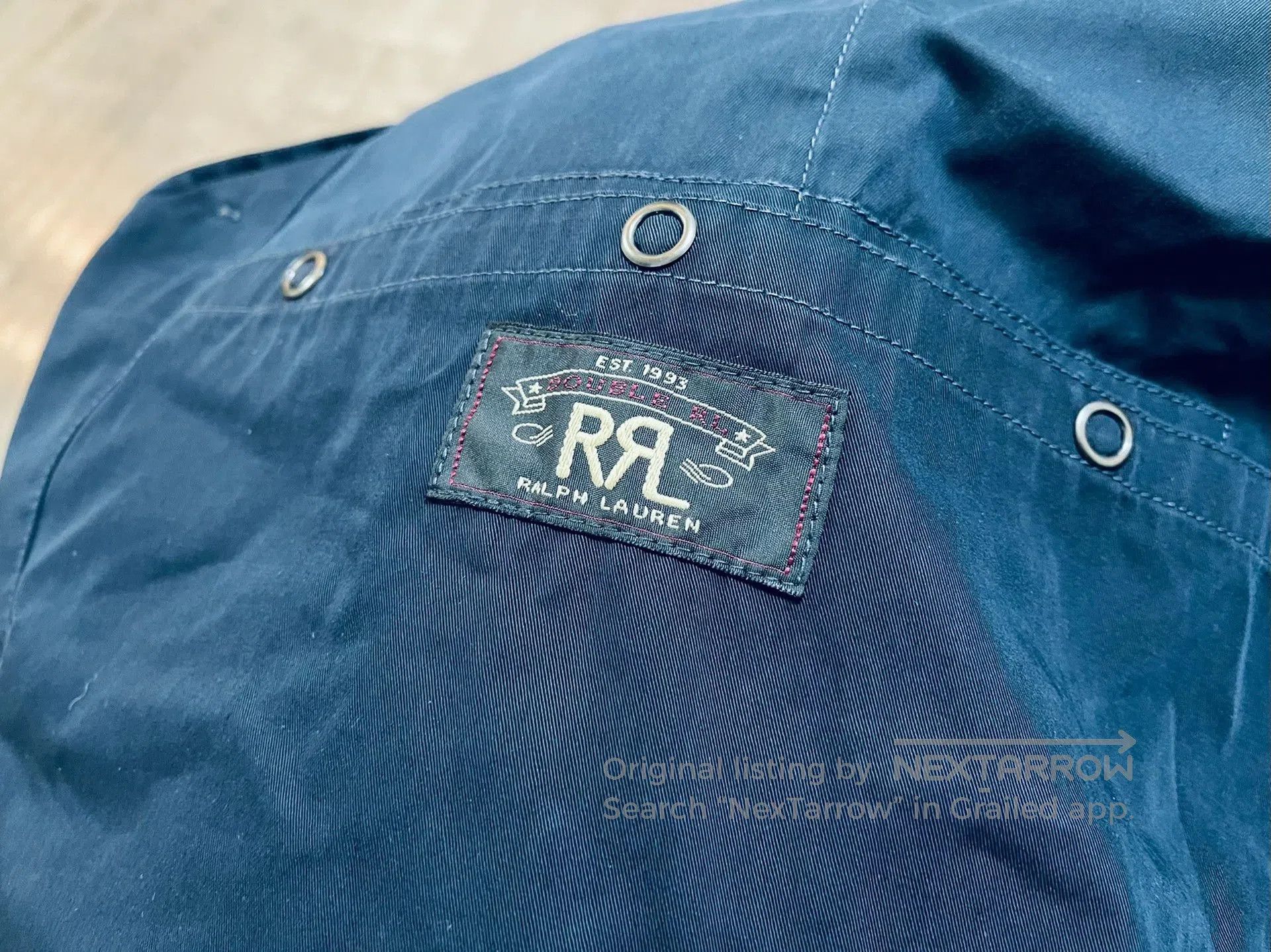 RRL Ralph Lauren RRL Indigo Work Vest. Size US L / EU 52-54 / 3 - 6 Thumbnail
