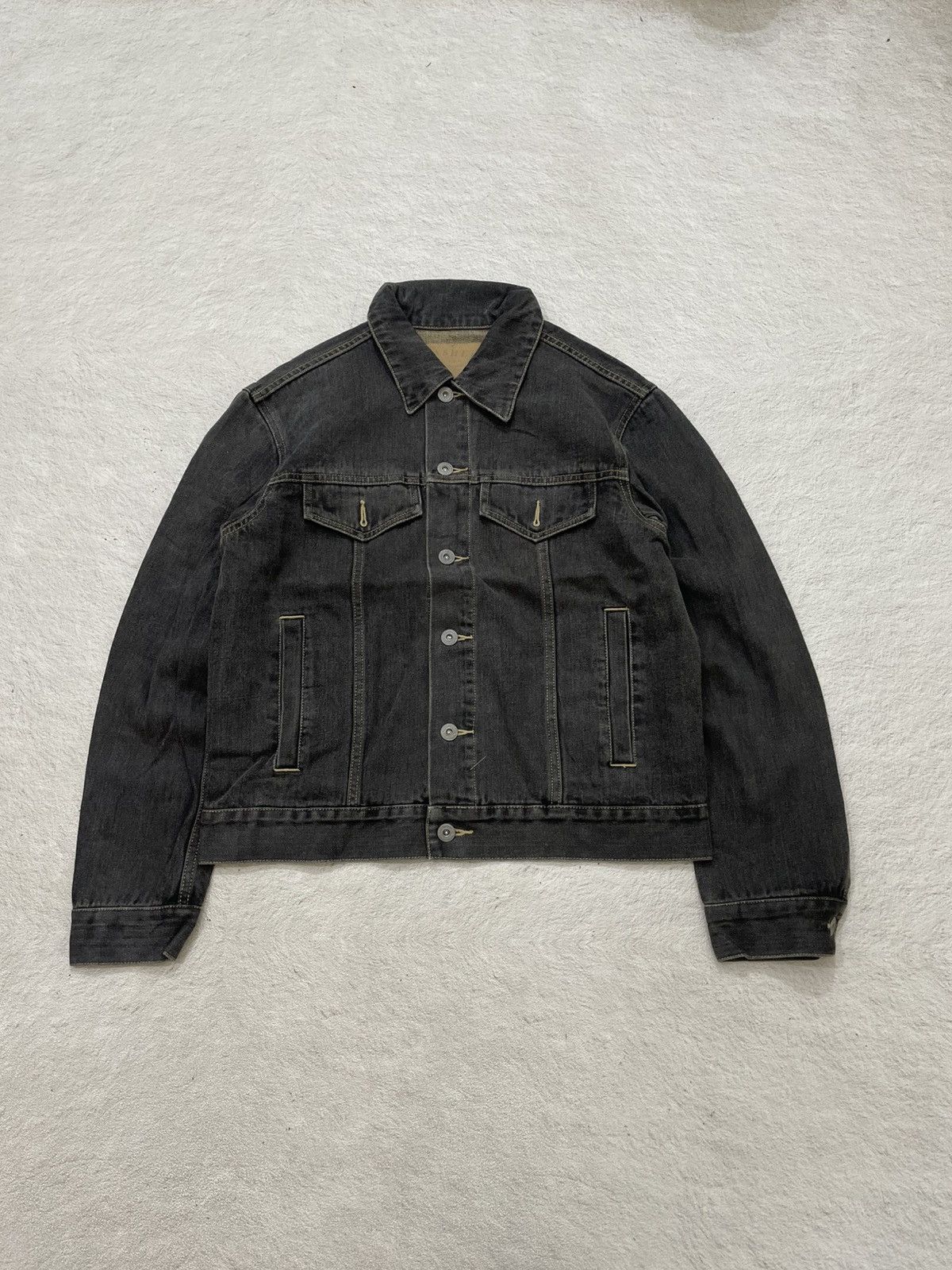 14th Addiction × GOSTAR DE FUGA Fuga Waxed Faux Fur Riders Jacket