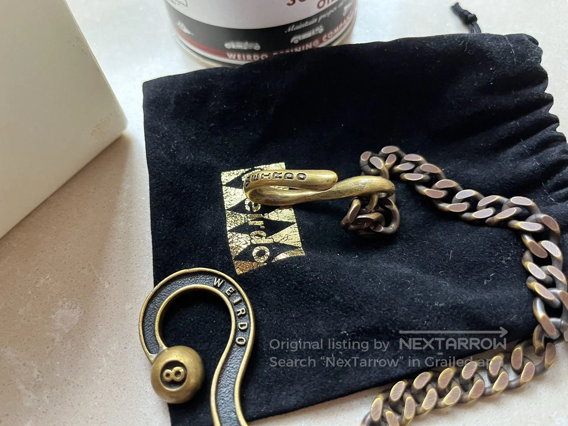 Other Weirdo Brass Pants Wallet Chain. Size ONE SIZE - 5 Thumbnail
