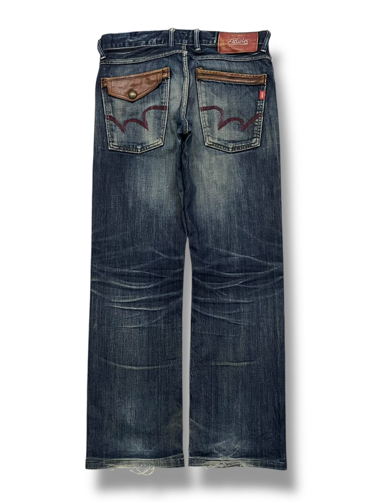 Edwin Vintage Edwin Blue Trip 006 Japan- Faded Wash, Distressed Size US 32 / EU 48 - 3 Thumbnail