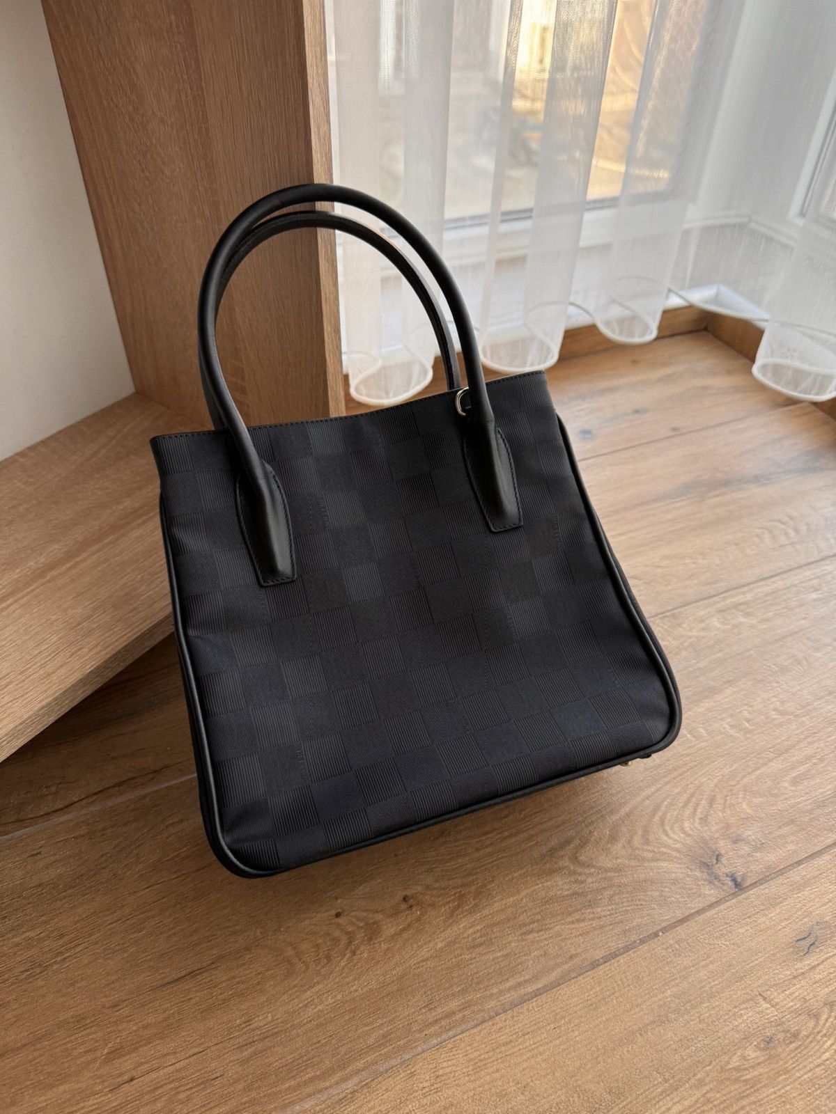Maison Mollerus × Vintage Vintage Mollerus Swiss Monogram Black Luxury Bag Size ONE SIZE - 8 Thumbnail