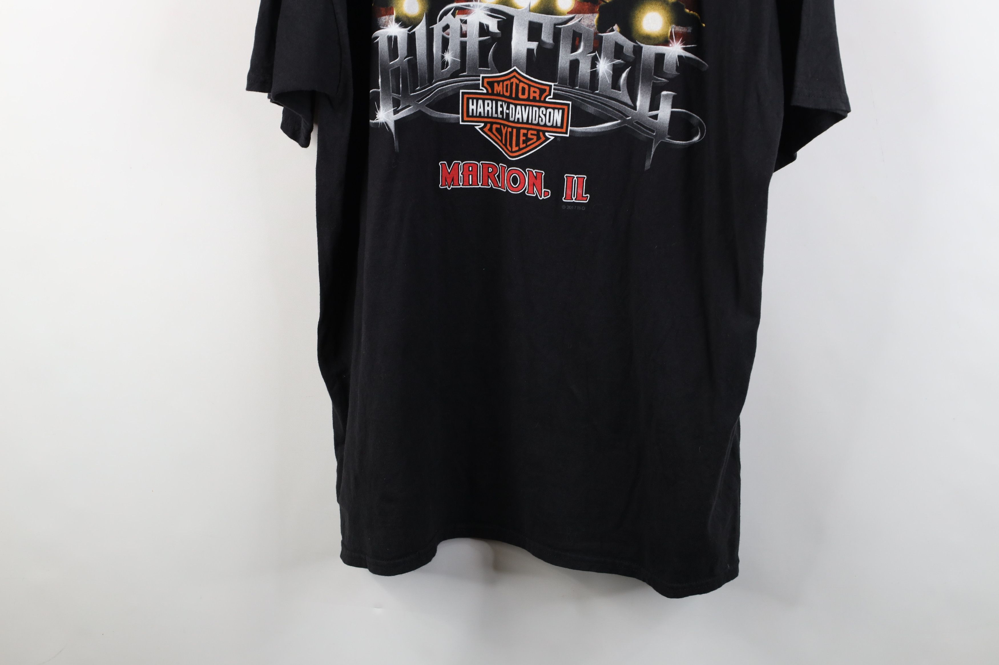 Harley Davidson Y2K Harley Davidson Spell Out Tribal Short Sleeve T-Shirt Size US XXL / EU 58 / 5 - 15 Thumbnail