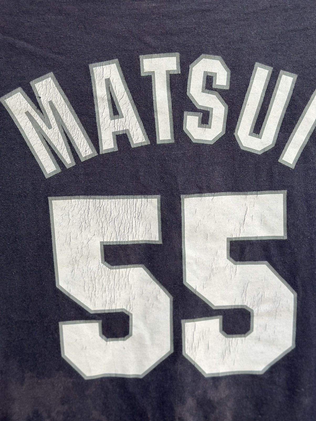 MLB × Majestic × Vintage Vintage Mlb NY Yankees Hideki Matsui Sun Faded Tee Size US XL / EU 56 / 4 - 5 Thumbnail