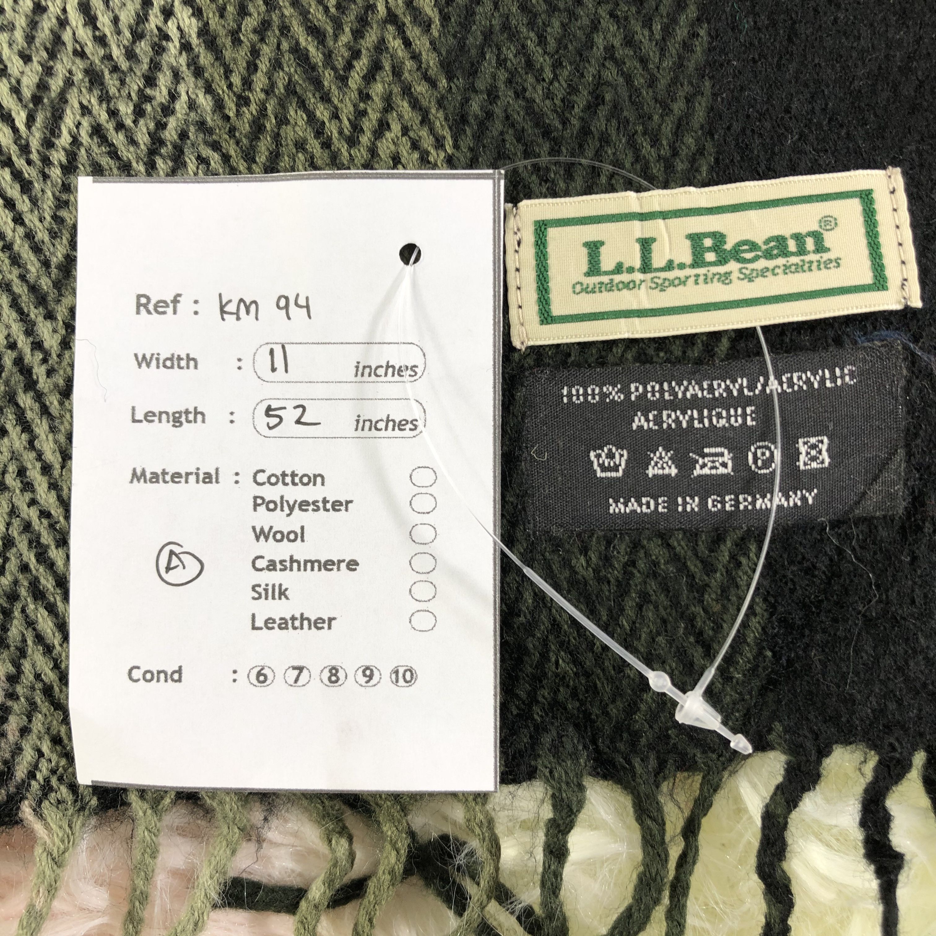 L.L. Bean × Vintage L.L. BeanScarf / Muffler / Neckwear - KM94 Size ONE SIZE - 5 Thumbnail