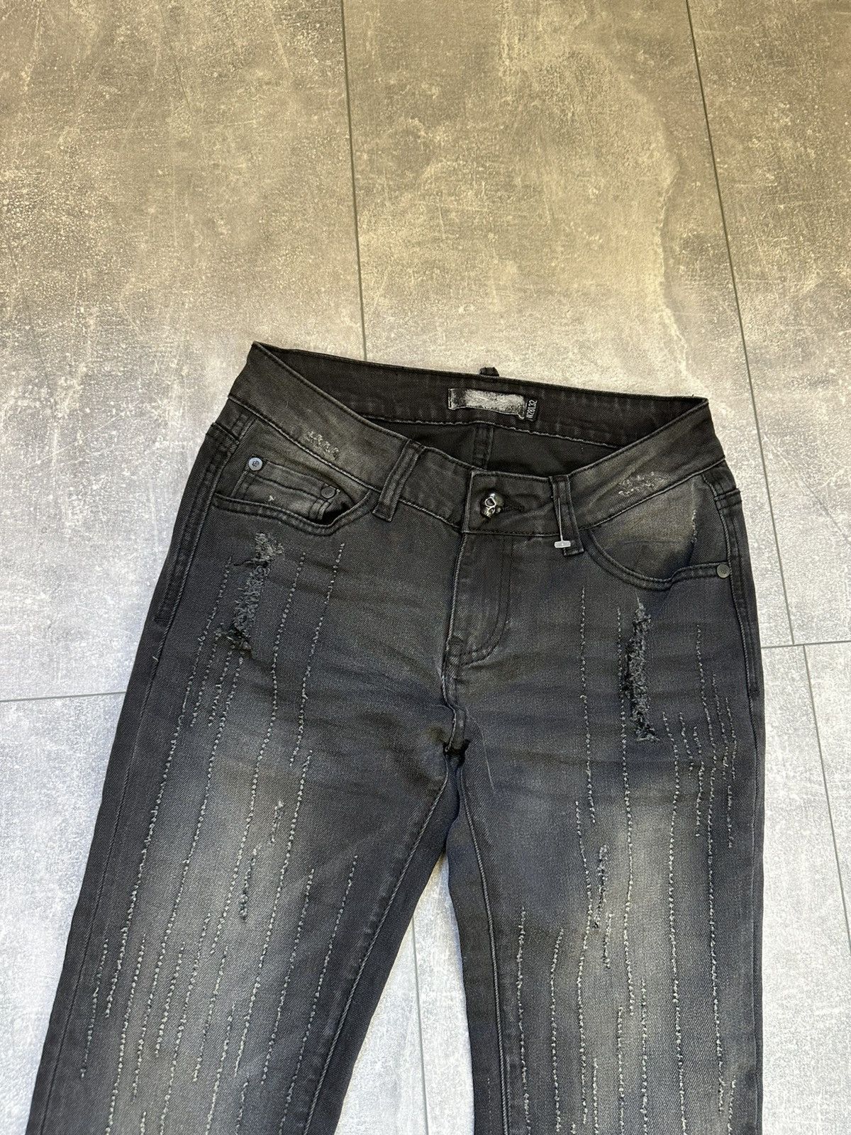 Band Tees × Hard Rock Cafe × Vintage Women’s jeans pants Rock Rebel Size 28" / US 6 / IT 42 - 4 Thumbnail