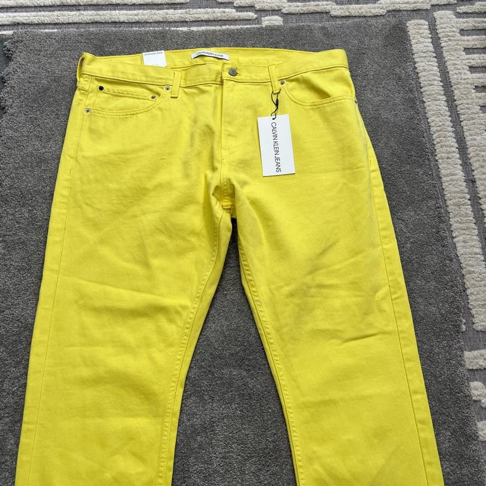 Designer Calvin Klein jeans modern classics slim pants Size 32" / US 10 / IT 46 - 3 Thumbnail