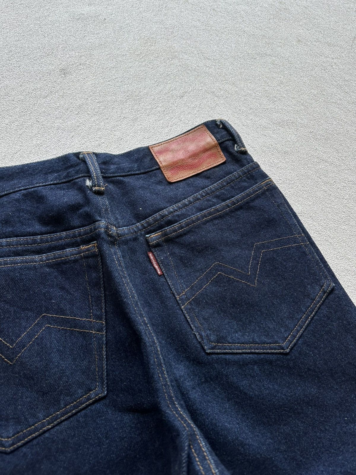 Harley Davidson VINTAGE X HARLEY DAVIDSON FLARE HEAVY HAIRY DENIM Size US 29 - 11 Thumbnail