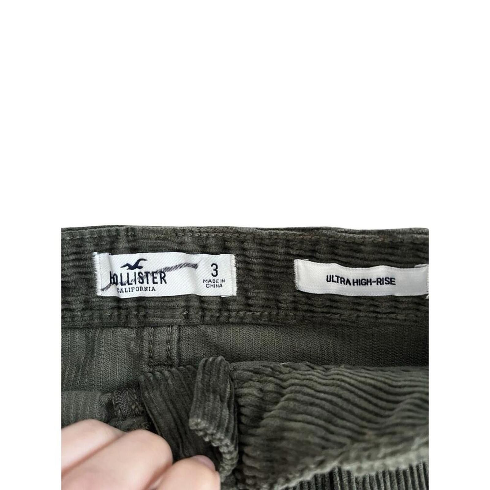 Other Hollister Chic Olive Green Corduroy Mini Skirt Size 28" / US 6 / IT 42 - 6 Thumbnail