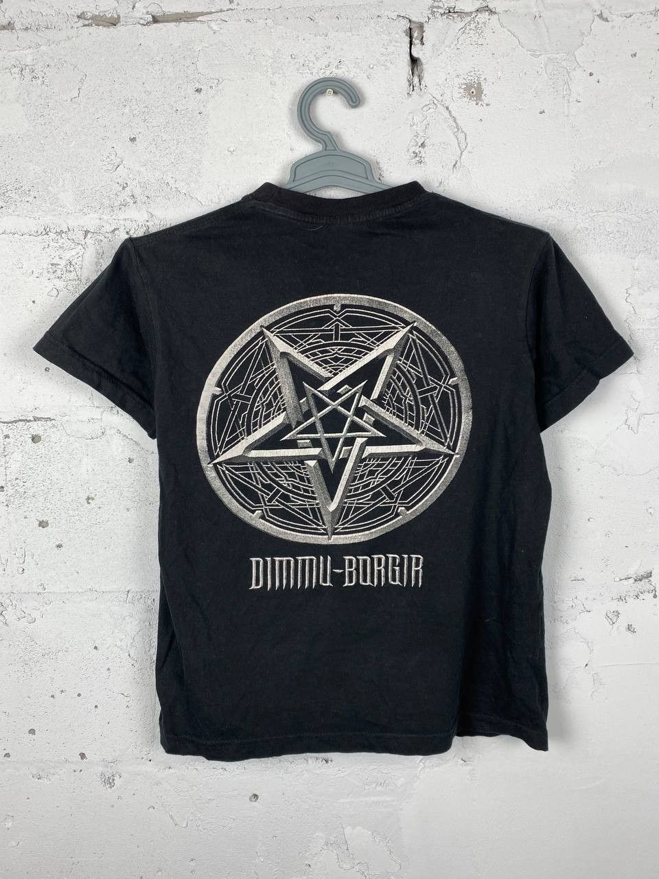 Band Tees × Vintage Dimmu Borgir Vintage Black Metal Band T Shirt Rare 90s Size US M / EU 48-50 / 2 - 6 Thumbnail